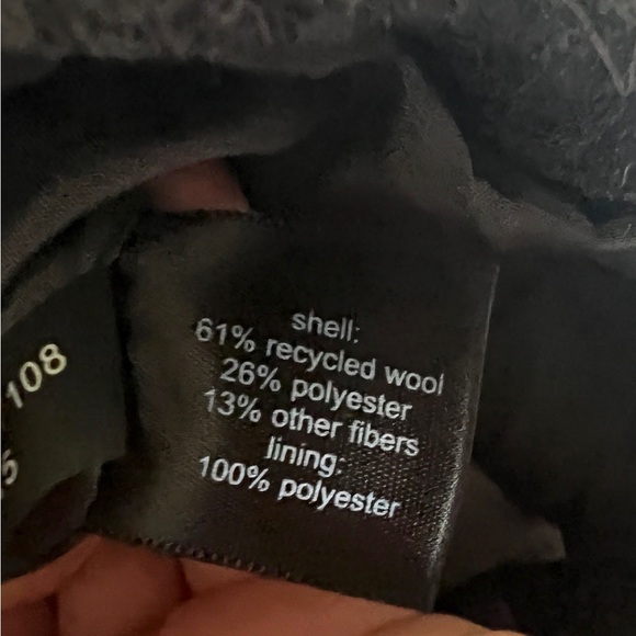 The Limited NWT Wool Moto Leather Trim Blazer - Medium - Picture 9 of 9